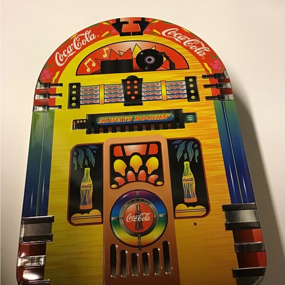 COCA-COLA JUKEBOX “ALWAYS ROCKIN’” TINBOX 1996 - Picture 2 of 6